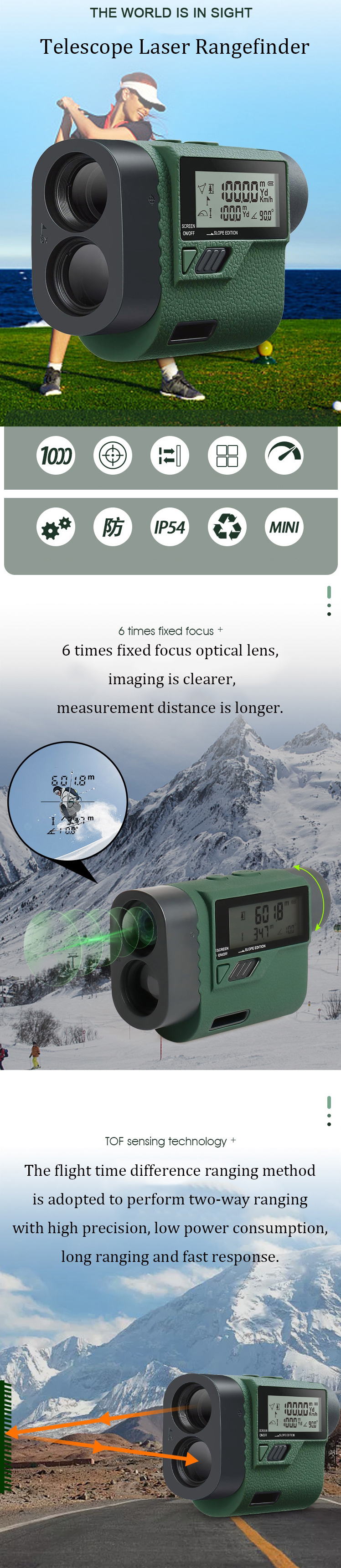 HUPAR-HLR1000-1000M-6Modes-IP54-Telescope-Laser-Rangefinder-Outdoor-Golf-Hunting-Range-Finder-1589932-1