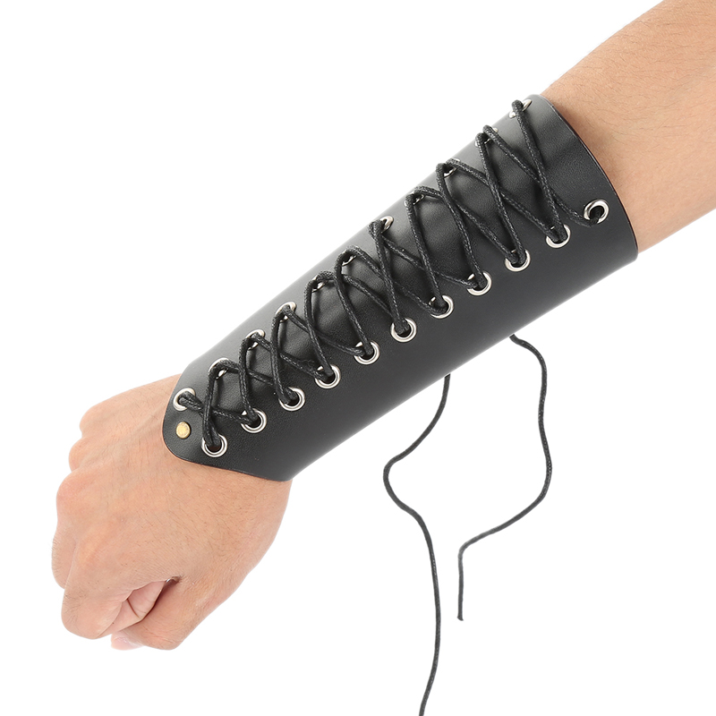 JH70-Adjustable-Twine-Arm-Guards-Wrist-Sleeve-Protective-Armor-CS-Archery-Equipment-For-Recurve-Bow-1367189-2