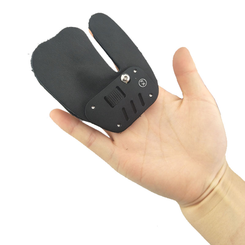 Leather-Archery-Finger-Guard-Protector-Glove-Tab-Release-For-Hunting-Recurve-Compound-Bow-Longbow-1321763-3