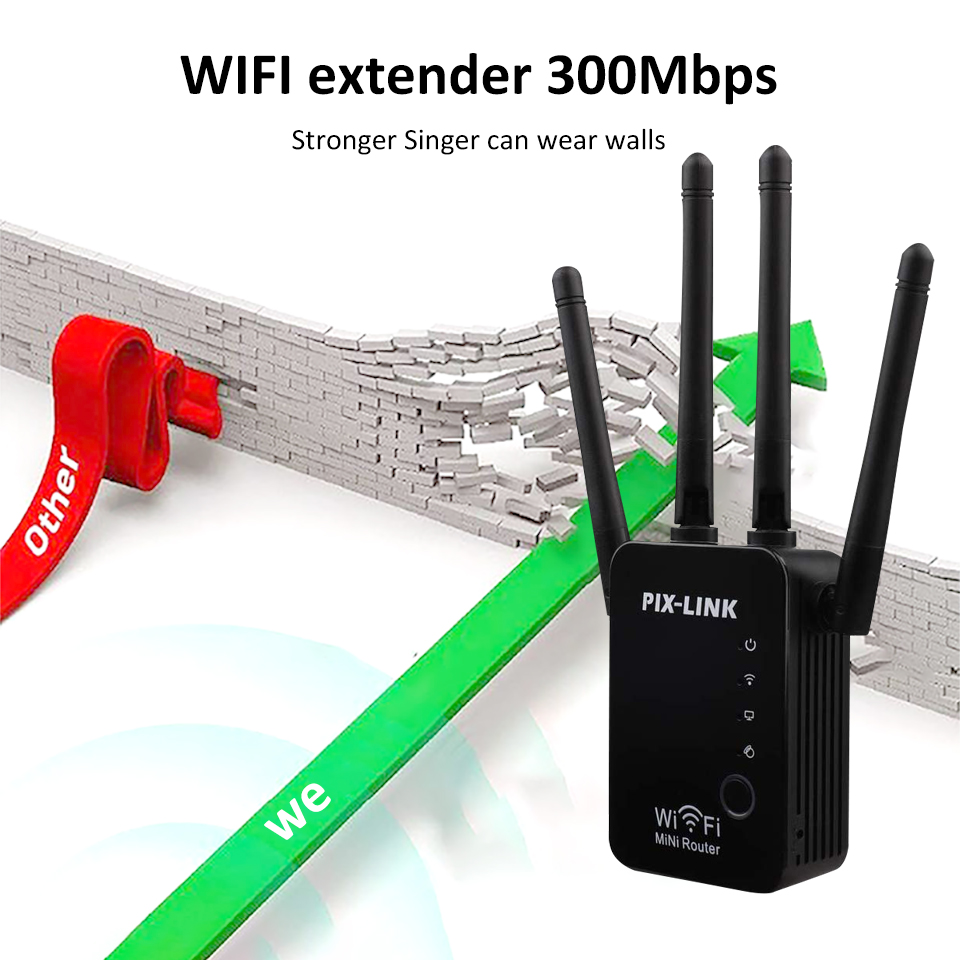 For-PIXLINK-WR16-300Mbps-24GHz-Hot-Wifi-Repeater-Wireless-Four-Antenna-Router-Range-Extender-Signal--1628741-3