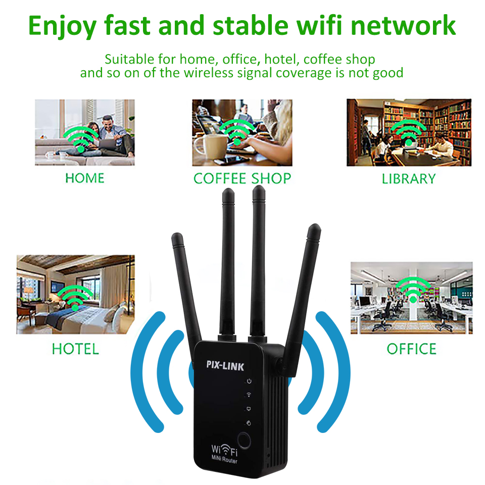 For-PIXLINK-WR16-300Mbps-24GHz-Hot-Wifi-Repeater-Wireless-Four-Antenna-Router-Range-Extender-Signal--1628741-4