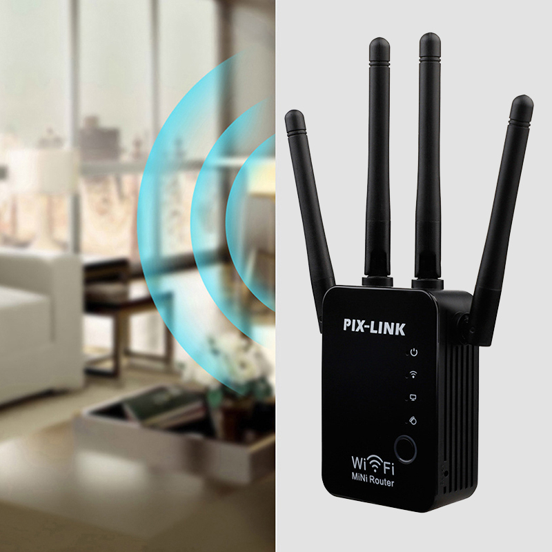 For-PIXLINK-WR16-300Mbps-24GHz-Hot-Wifi-Repeater-Wireless-Four-Antenna-Router-Range-Extender-Signal--1628741-5