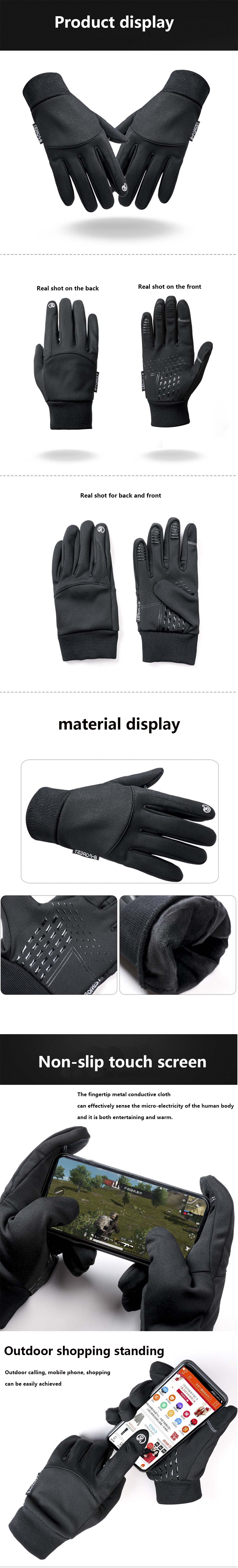 KALOAD-Winter-Electric-Cycling-Gloves-Touch-Screen-Golves-Full-Finger-Windproof-Thermal-Warm-Non-Sli-1923281-2