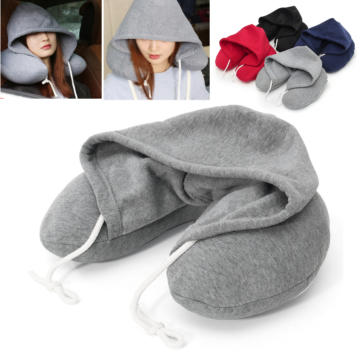 U-Shaped-Hooded-Pillow-Cushion-Winter-Warm-Hat-Rest-Neck-Support-Winter-Warm-1243401-1