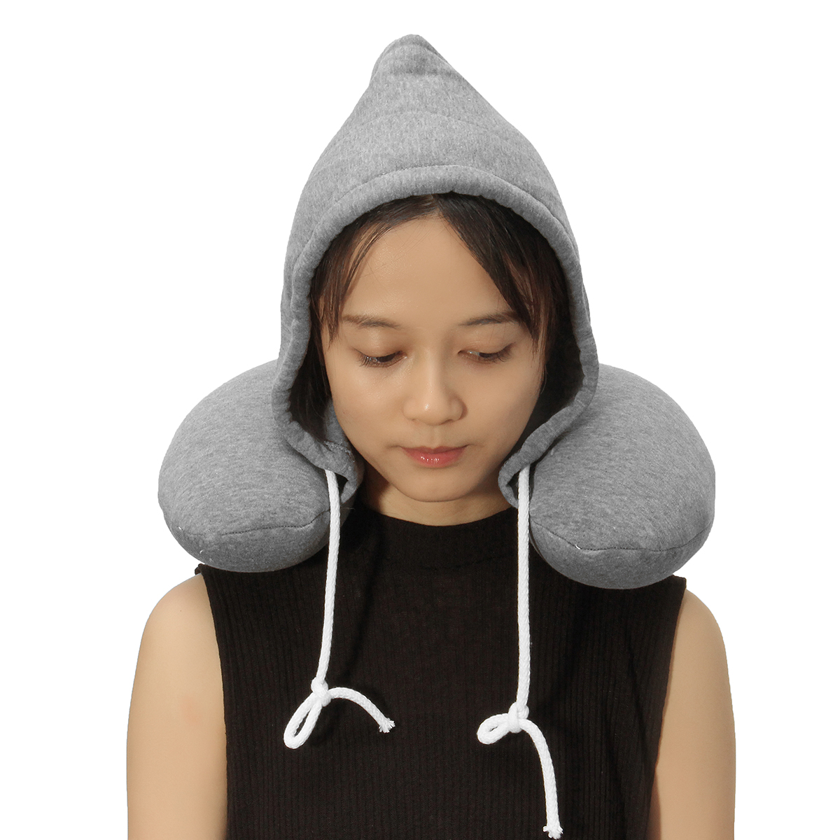 U-Shaped-Hooded-Pillow-Cushion-Winter-Warm-Hat-Rest-Neck-Support-Winter-Warm-1243401-4