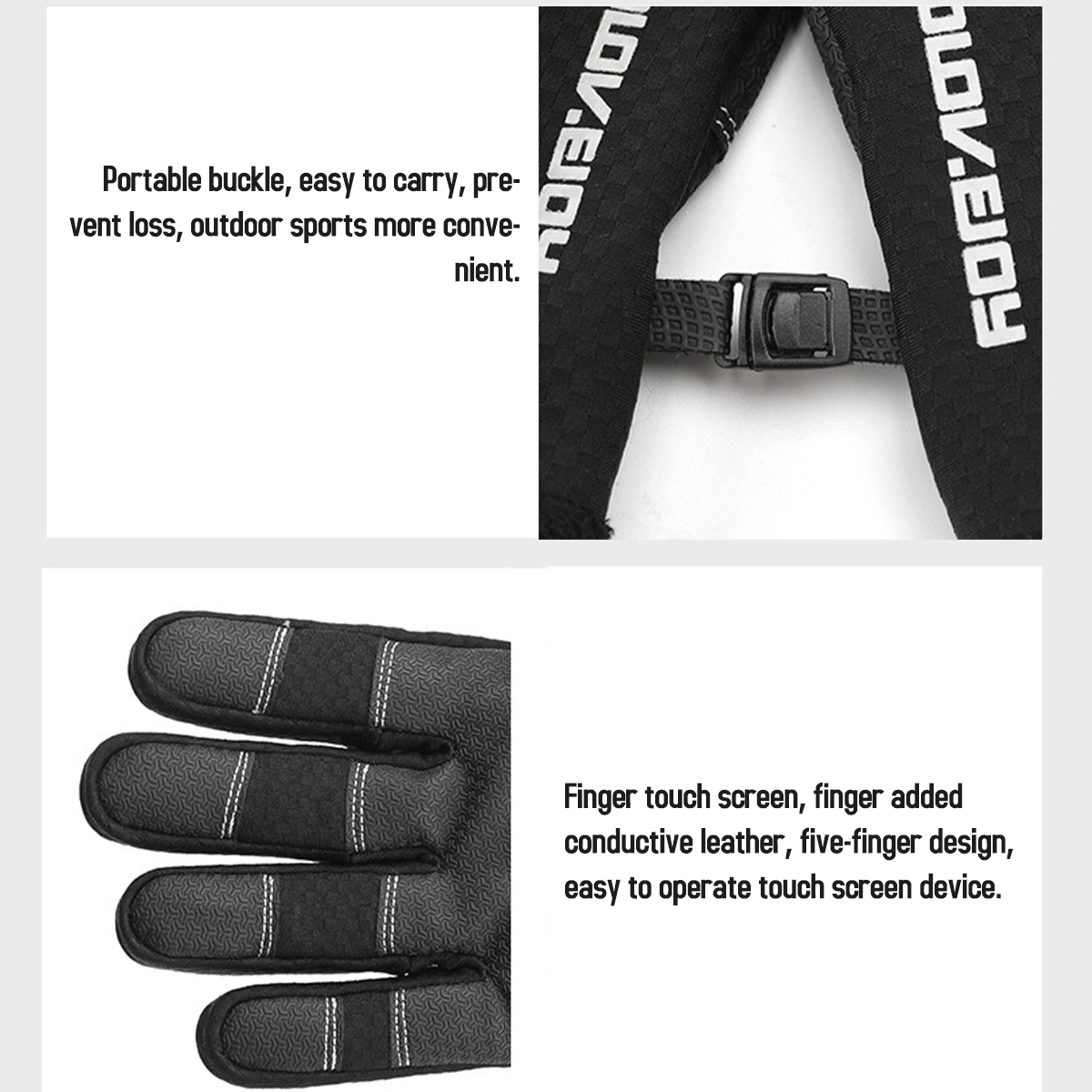 Windstopers-Skiing-Gloves-Anti-Slip-Touchscreen-Breathable-Water-Repellent-Zipper-Warm-Glove-1580293-5