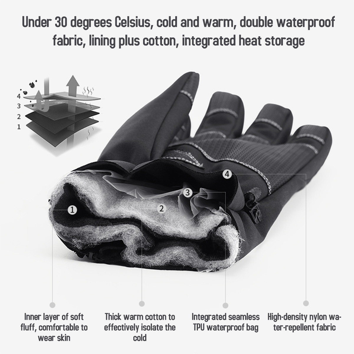 Windstopers-Skiing-Gloves-Anti-Slip-Touchscreen-Breathable-Water-Repellent-Zipper-Warm-Glove-1580293-7