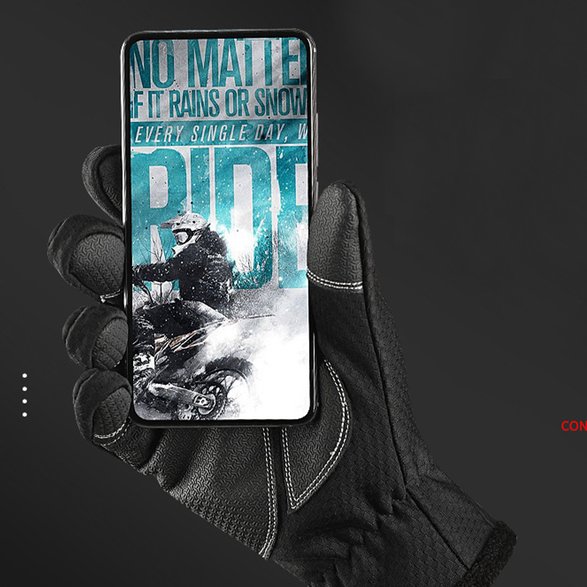 Windstopers-Skiing-Gloves-Anti-Slip-Touchscreen-Breathable-Water-Repellent-Zipper-Warm-Glove-1580293-9