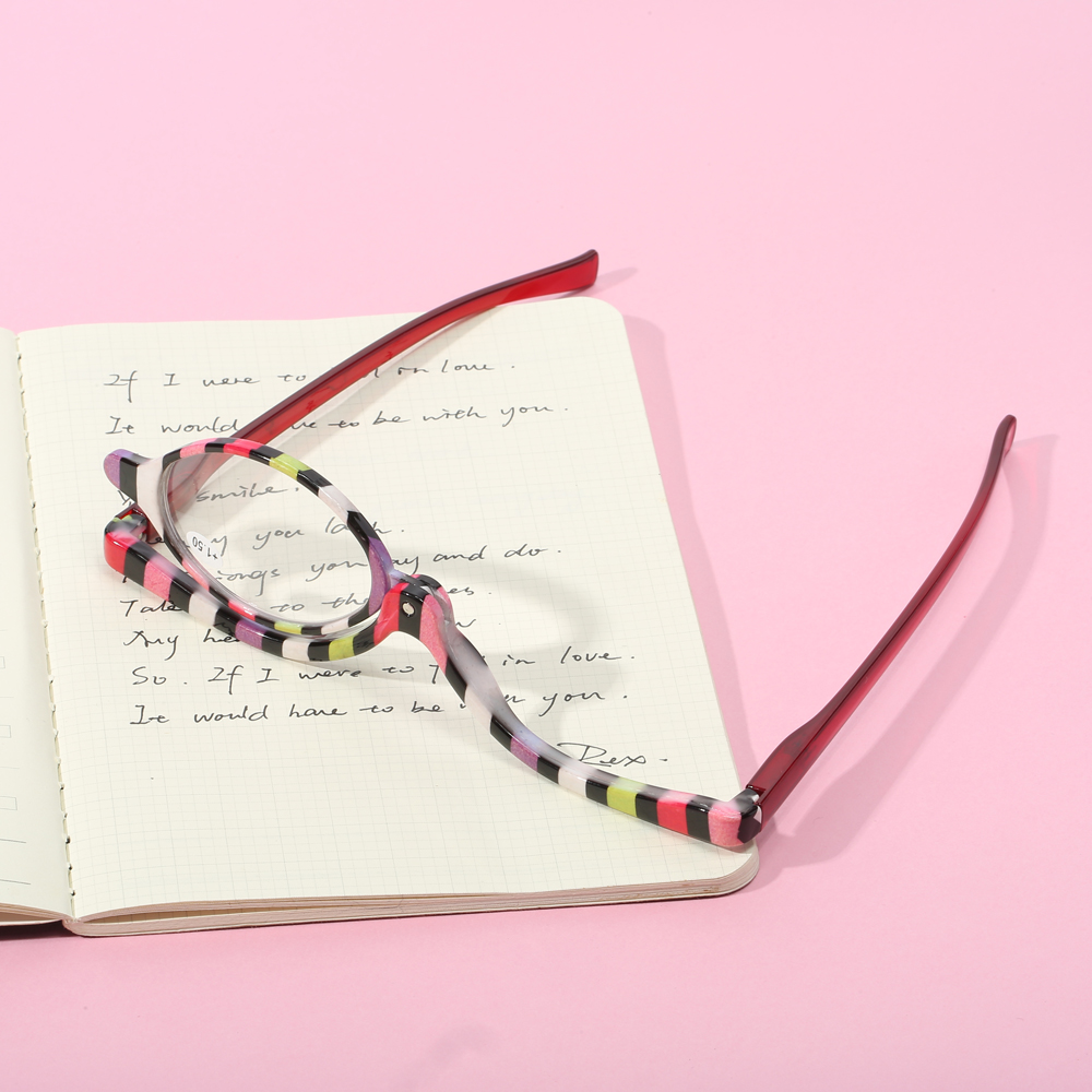 Colorful-Magnifying-Makeup-Glasses-Eye-Spectacles-Reading-Glasses-Flip-Down-Lens-Folding-for-Women-C-1213647-1
