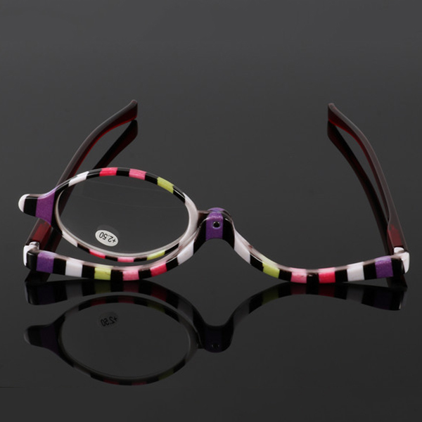 Colorful-Magnifying-Makeup-Glasses-Eye-Spectacles-Reading-Glasses-Flip-Down-Lens-Folding-for-Women-C-1213647-5