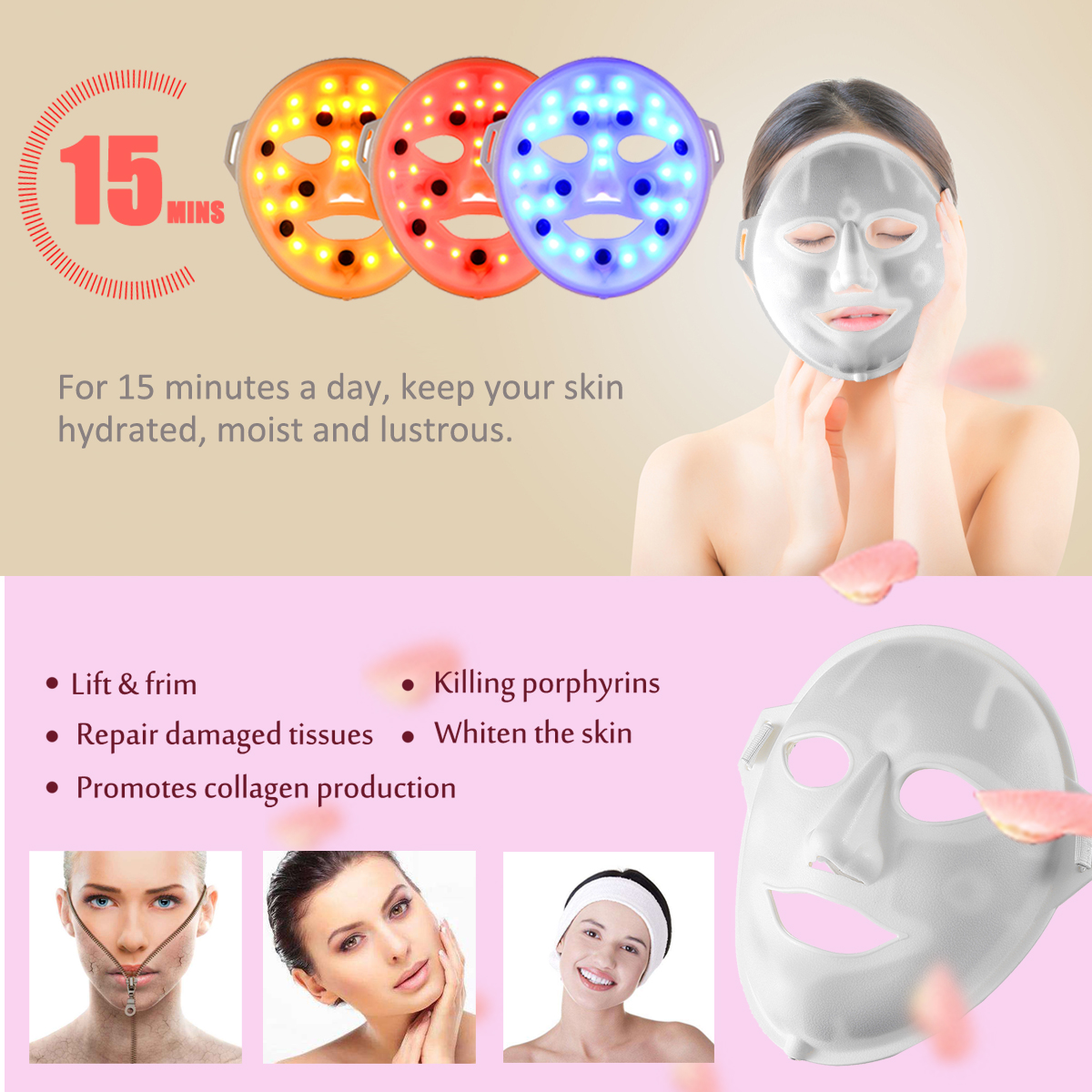 LED-Photon-Therapy-Facial-Mask-3-Colors-Vibration-Skin-Massager-Beauty-Face-Tool-1940393-3