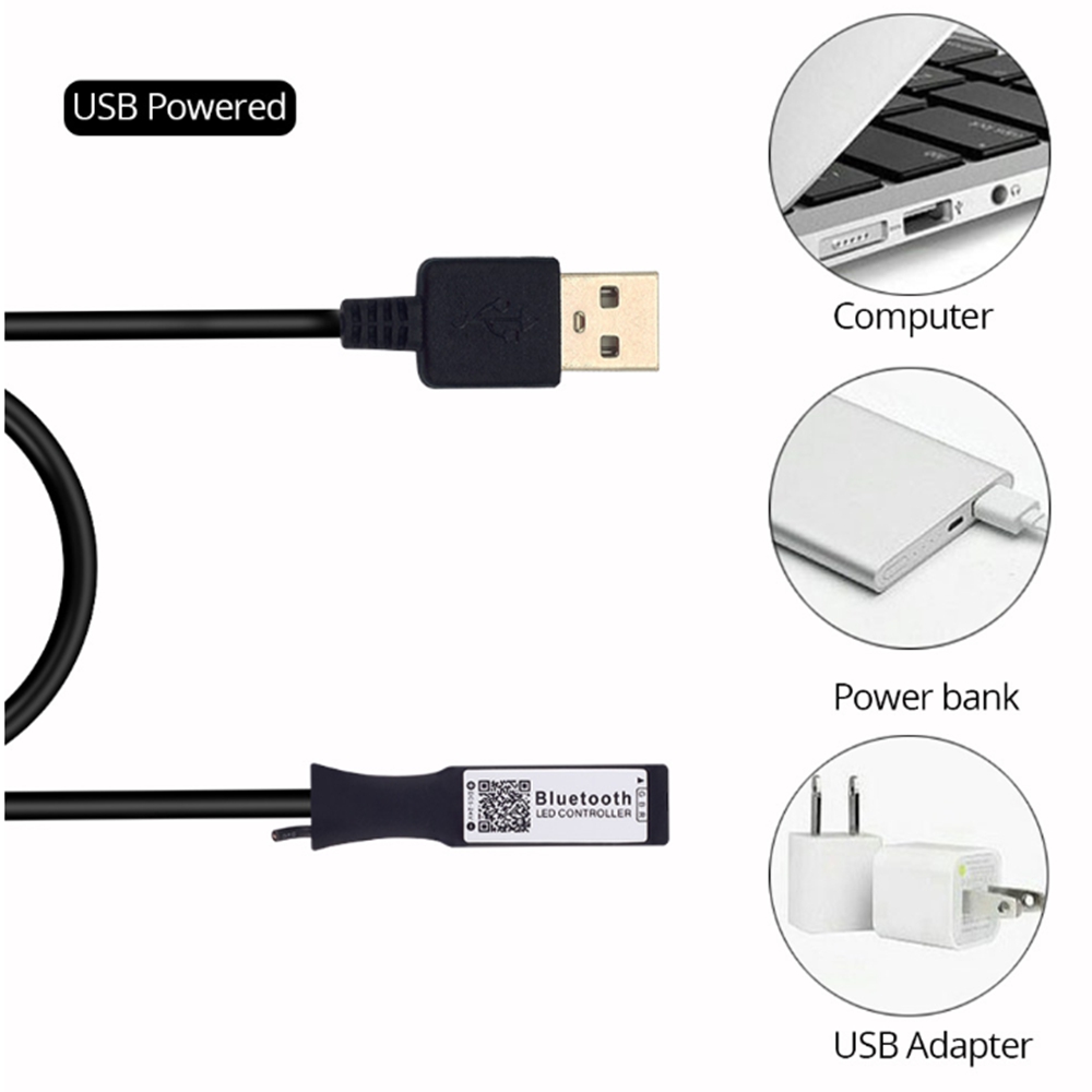 LUSTREON-45CM-Max-45W-USB-Mini-4Pins-LED-RGB-bluetooth-Strip-Light-APP-Controller-DC5V-1322636-7