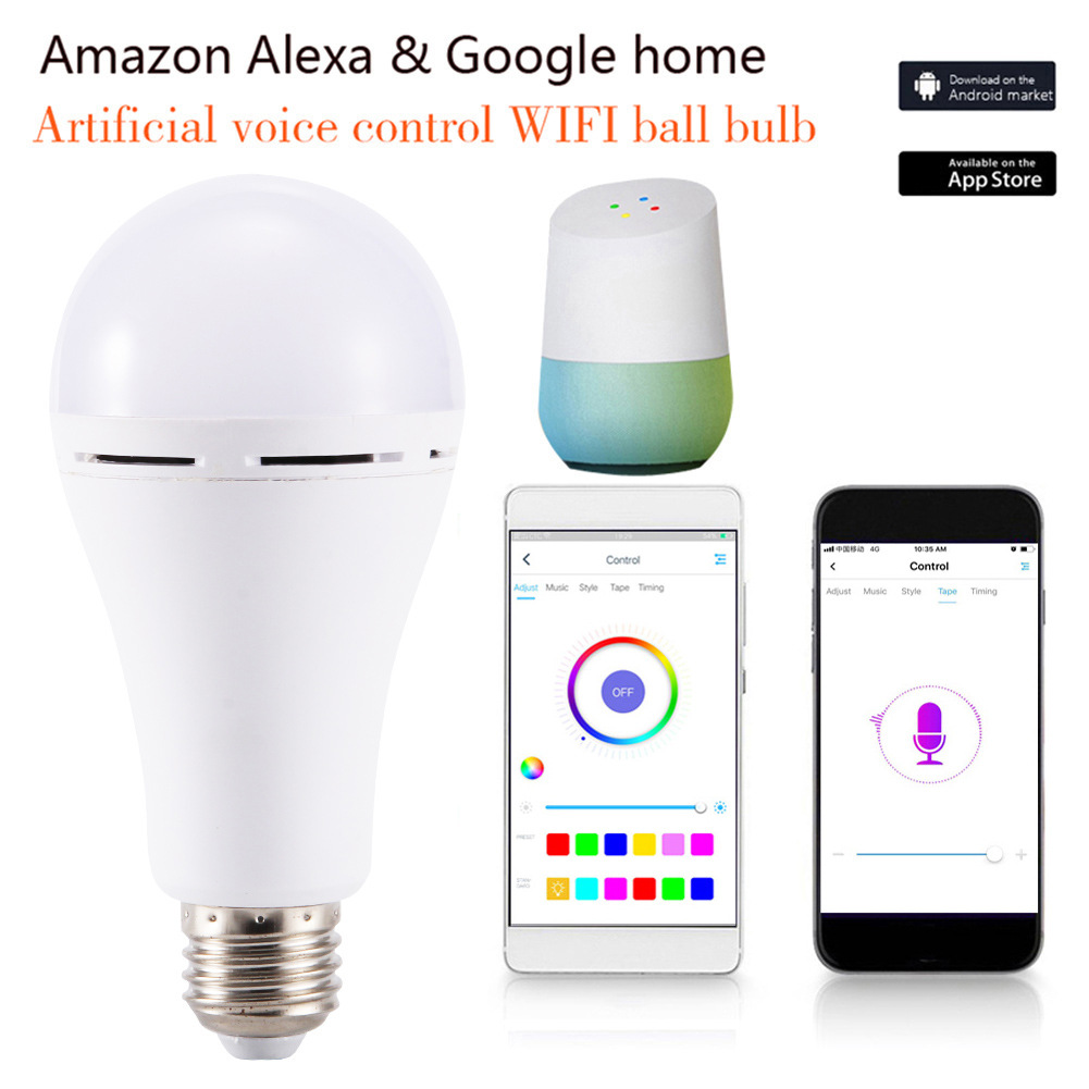 E27-B22-AC85-265V-7W-WIFI-RGBW-Group-Control-Smart-LED-Light-Bulb-Work-With-Alexa-Google-Home-Tmall--1600711-2