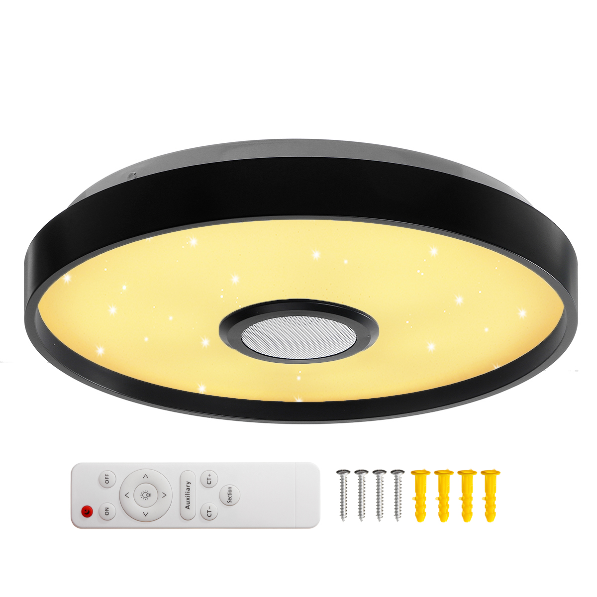 124LED-Black-Music-RGB-Ceiling-Lamp-Light-Wifi-APPRemote-Control-Smart-bluetooth-Light-1796582-10