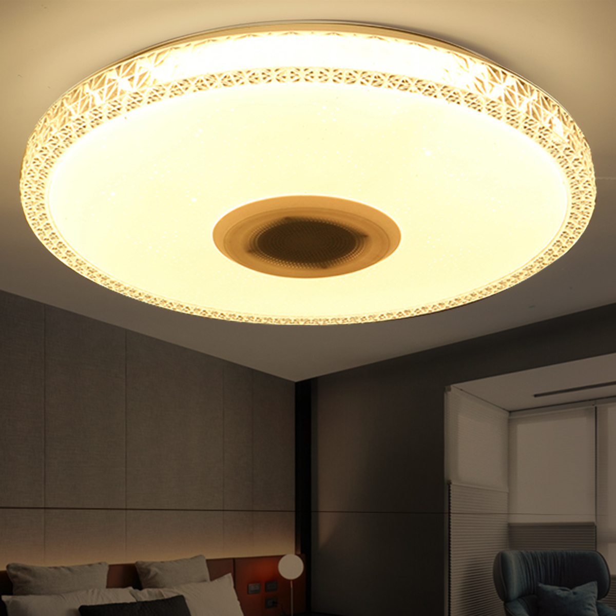 220V-40cm-Bluetooth-WIFI-LED-Ceiling-Light-RGB-Music-Speeker-Dimmable-Lamp-APP-Remote-1791343-5