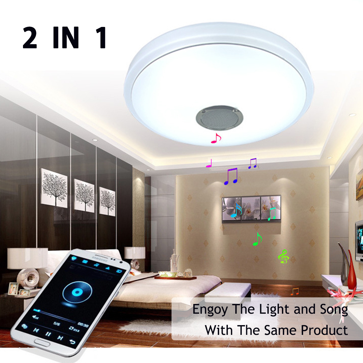 243660W-Smart-LED-Ceiling-Light-Lamp-RGB-bluetooth-APP-Music-Speaker-Dimmable-110-220V-1774553-2