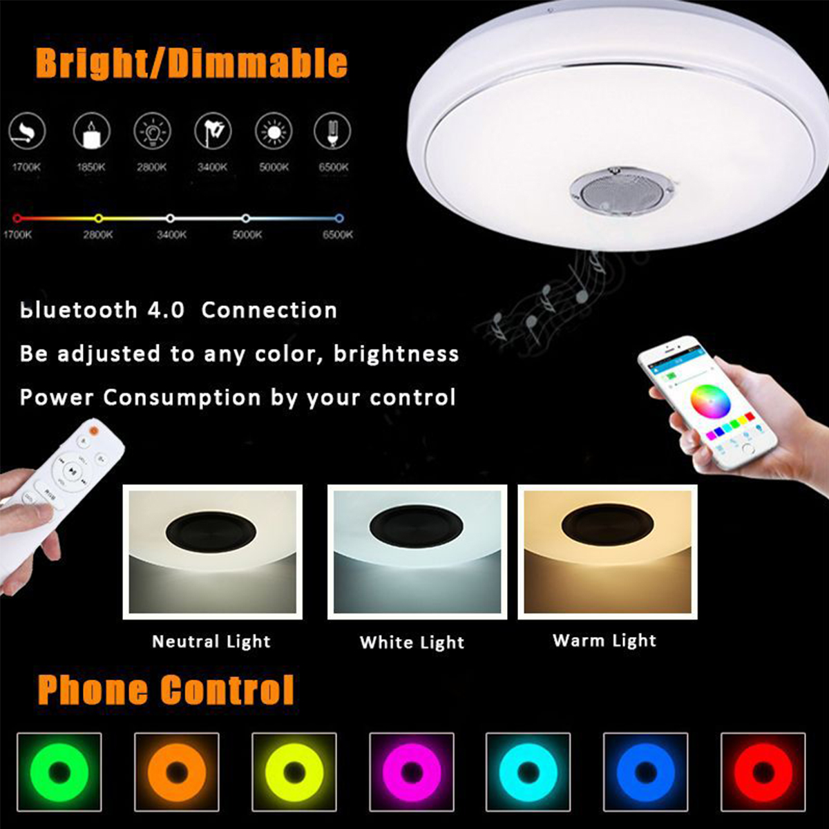 243660W-Smart-LED-Ceiling-Light-Lamp-RGB-bluetooth-APP-Music-Speaker-Dimmable-110-220V-1774553-7