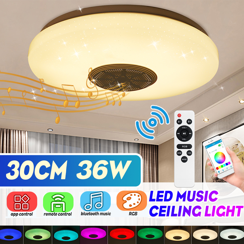 30cm-Diameter-36W-Bluetooth-LED-Ceiling-Light-RGB-Music-Speaker-Dimming-Lamp-APP-Remote-Control-1724083-1