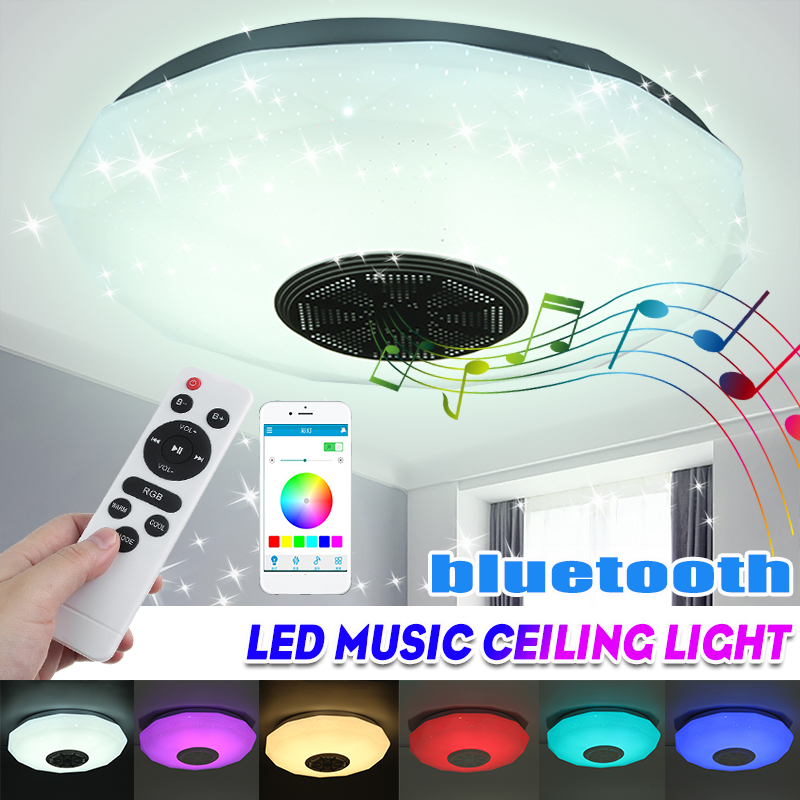 30cm-Diameter-Bluetooth-LED-Ceiling-Light-RGB-Music-Speaker-Dimmable-Lamp-Remote-Room-Diamond-Models-1723992-1