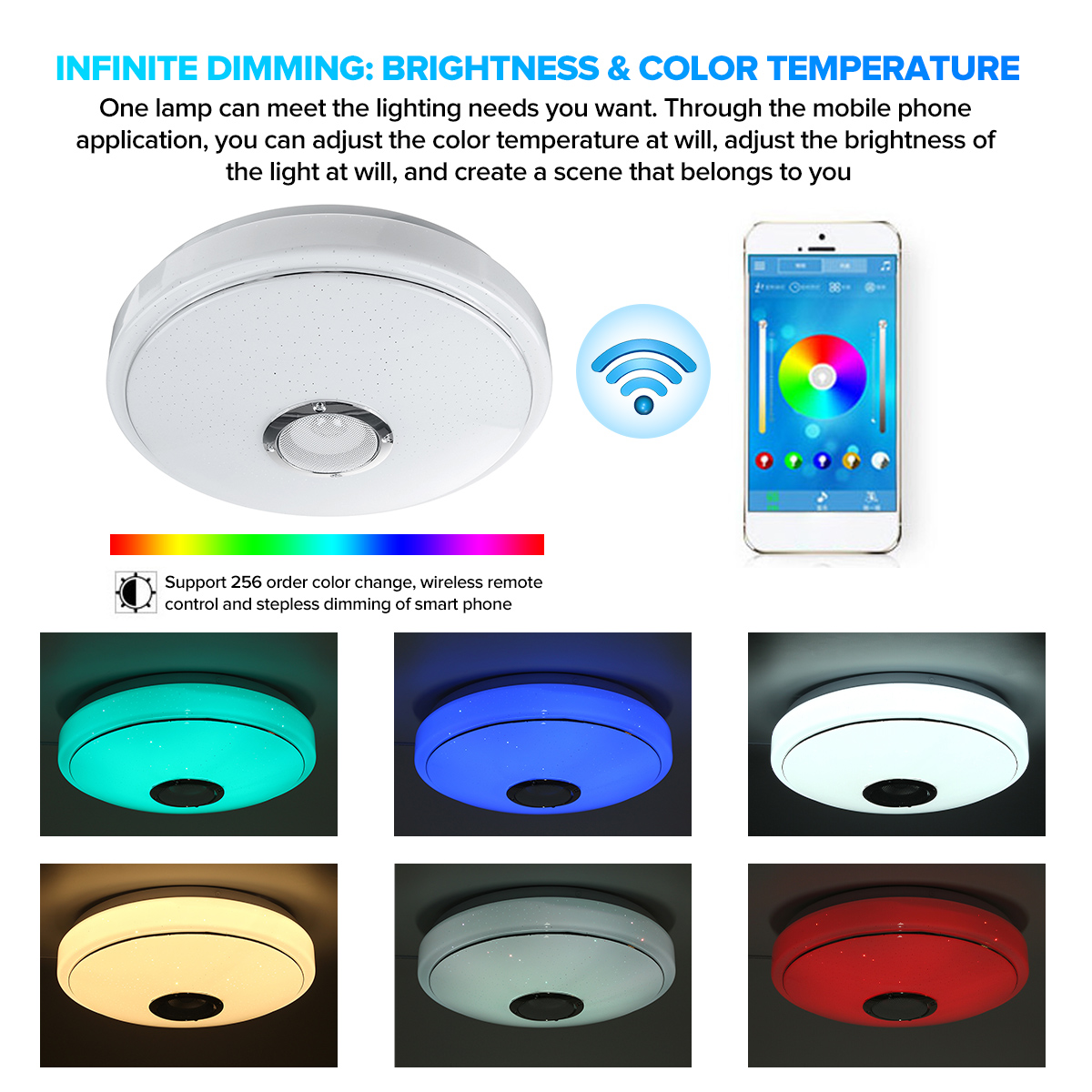 33CM-36W-bluetooth-Music-LED-Ceiling-Light-RGB-Star-Stereo-Speaker-Lamp-With-Remote-Control-AC170-26-1761753-10