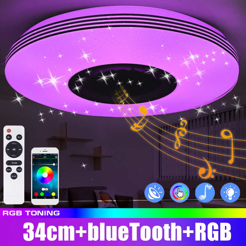 34cm-LED-Ceiling-Light-RGB-bluetooth-Music-Speaker-Dimmer-APP-Remote-Control-Lamps-1837940-1