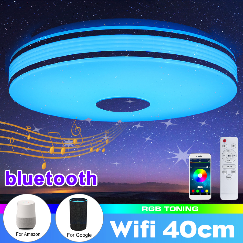 3660W-220V110-220V-Dimmable-Bluetooth-WIFI-LED-Smart-Ceiling-Light-256-RGB-Music-Speaker-Lamp-APP-Re-1743923-2