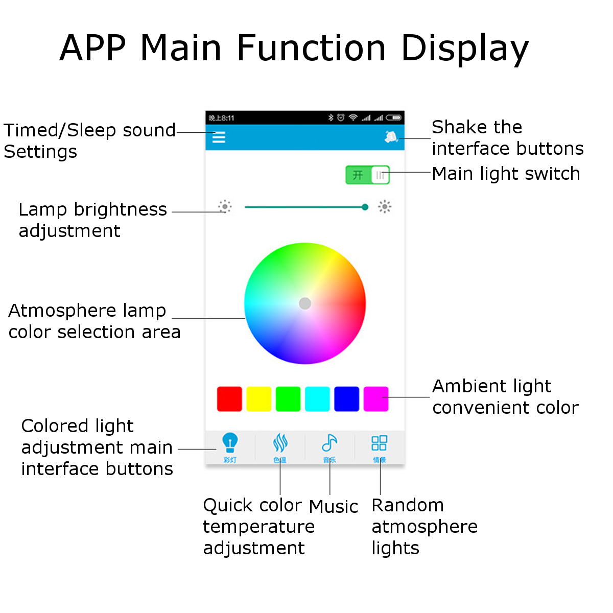 36W60W-33CM-Diameter-Modern-LED-Music-Ceiling-Light-RGB-APP-Bluetooth-Speaker-Down-Lamp-1729951-7