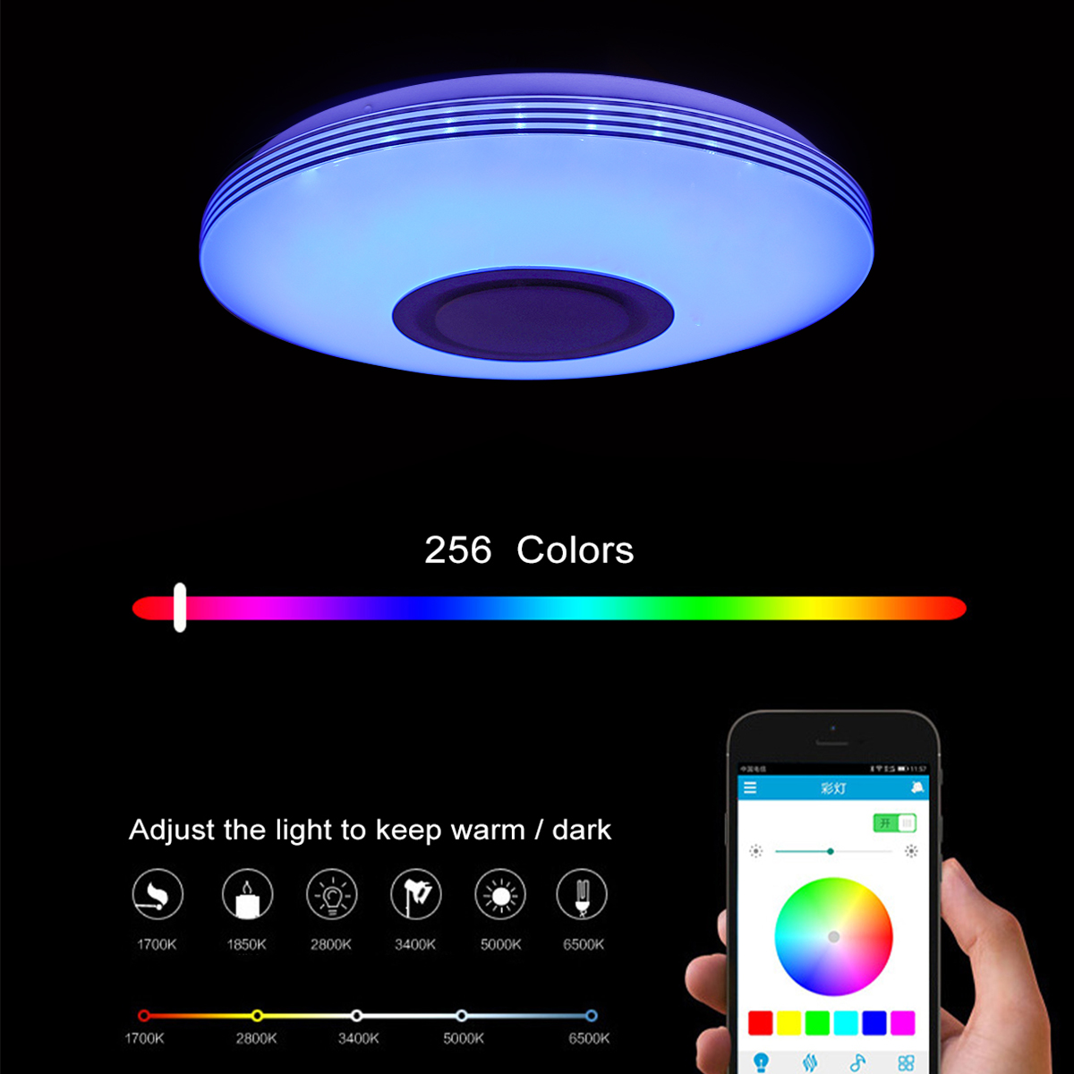 39CM-RGB-bluetooth-WIFI-LED-Ceiling-Light-Dimmable-Music-Speaker-Lamp-With-Remote-Control-for-Indoor-1762853-6