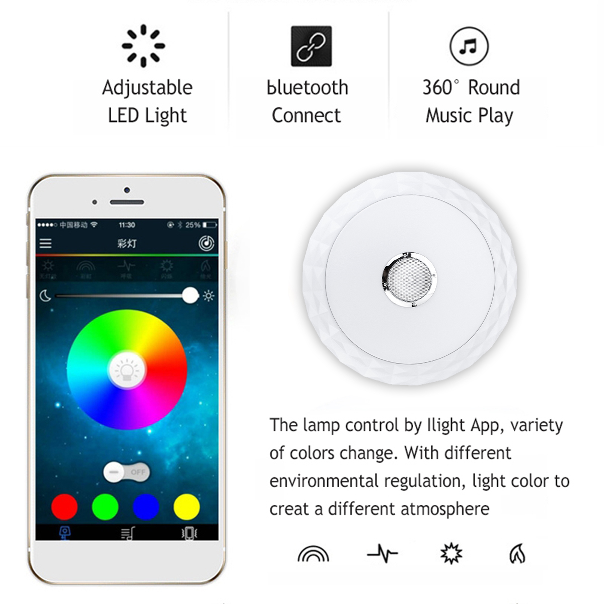 45cm-WIFI-LED-Ceiling-Light-RGB-Bluetooth-Music-Speeker-Dimmable-Lamp-APP-1724976-5