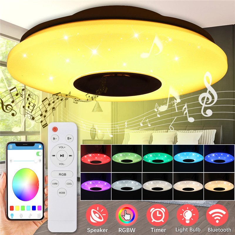 60W-AC220V-102LED-Starry-Lampshade-LED-Intelligent-Ceiling-Lamp-Bluetooth-Music-Smart-Ceiling-Light--1749130-3