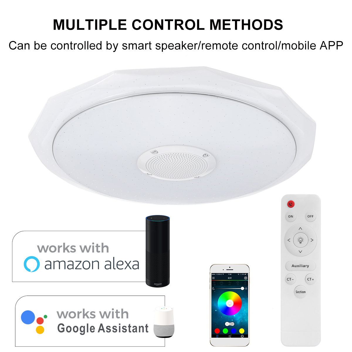 Bluetooth-WIFI-LED-Ceiling-Light-256-RGB-Music-Speeker-Dimmable-Lamp-APP-Remote-1713588-6