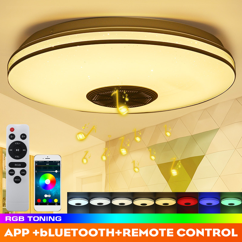 Bluetooth-WIFI-LED-Ceiling-Light-RGB-Music-Speeker-Dimmable-Lamp-APP-Remote-1776684-1