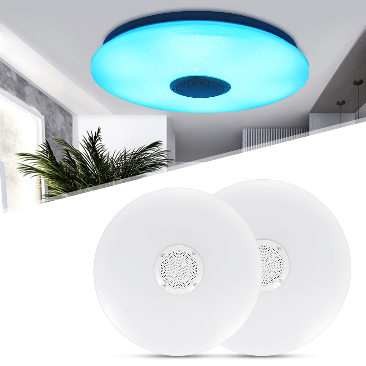 Dimmable-36W-220V-LED-Smart-Ceiling-Light-Ceiling-Lamp-Bluetooth-Speaker-APP-Remote-1742811-5