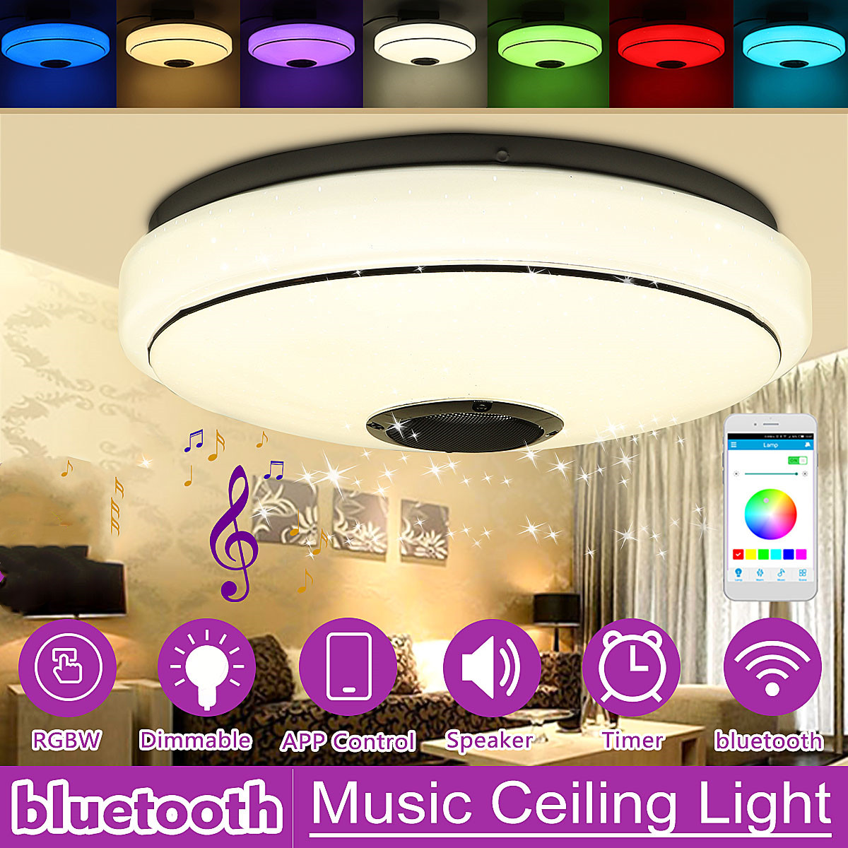 Dimmable-RGBW-LED-Music-Ceiling-Lights-with-bluetooth-Speaker-Cellphone-APP-Control-Color-Changing-L-1742404-2