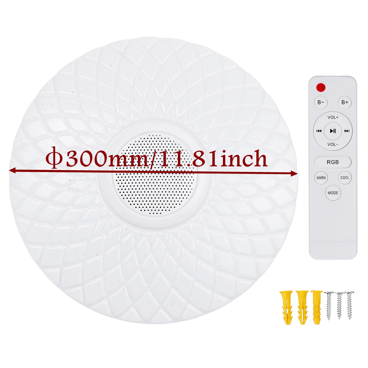 Pineapple-Pattern-Star-Point-30CM-Diameter-AC180-265V-Colorful-Remote-Control-bluetooth-Music-WIFI-C-1805466-3