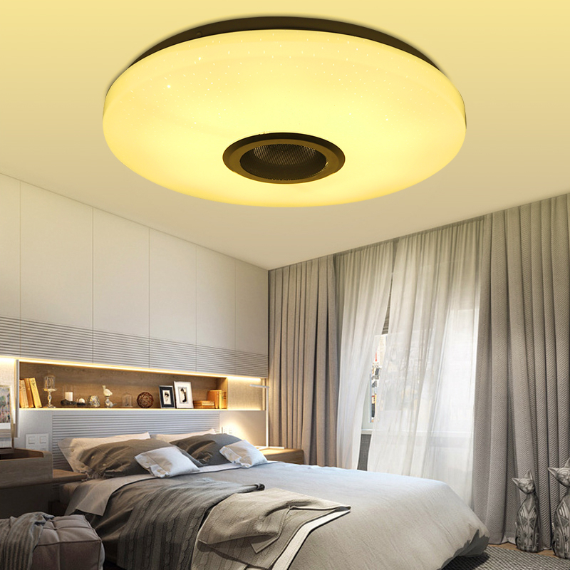 RGBW-LED-Ceiling-Light-Music-Speaker-Lamp-Bluetooth-APP--Remote-Control-Bedroom-Smart-Ceiling-Lamp-1703965-2