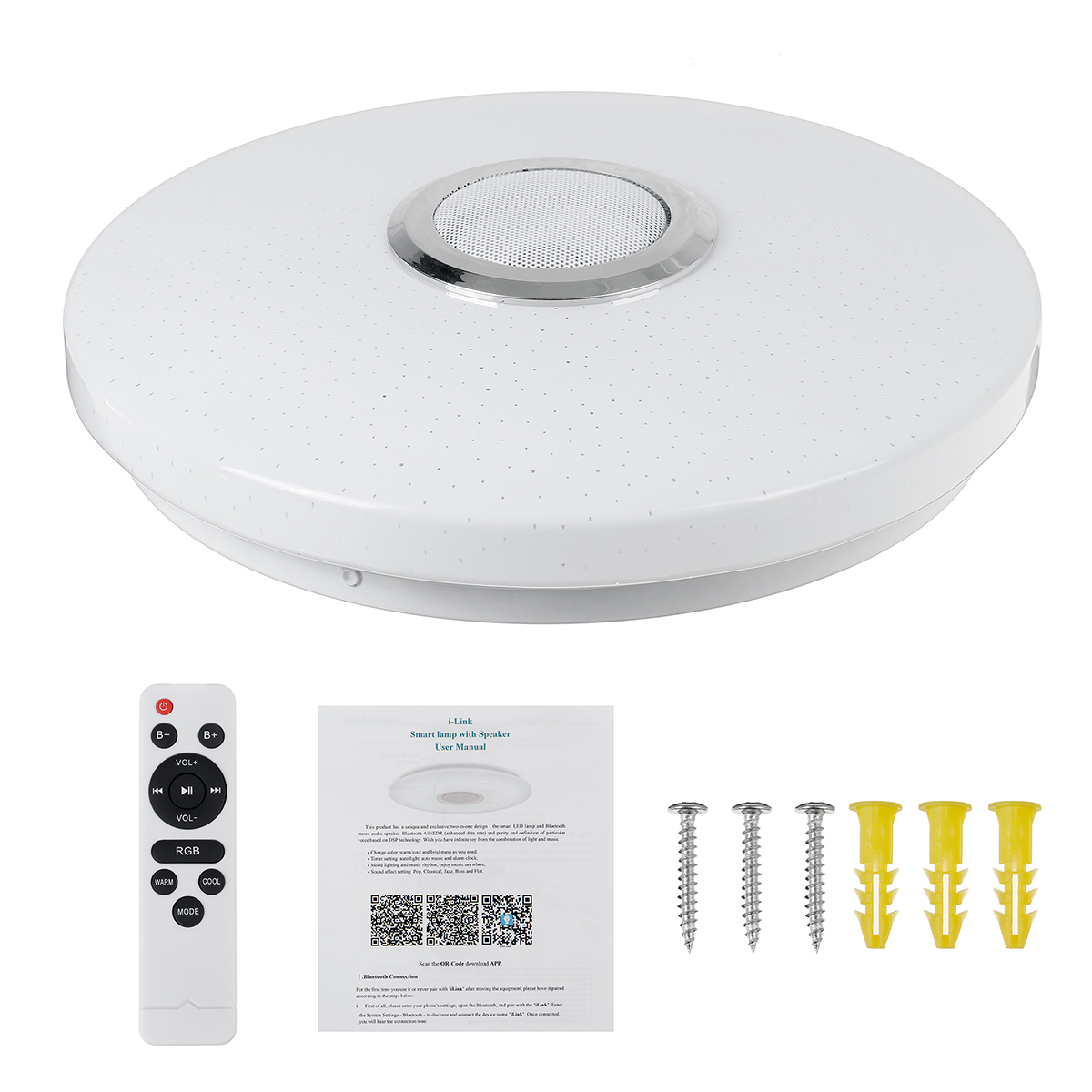 RGBW-LED-Ceiling-Light-Music-Speaker-Lamp-Bluetooth-APP--Remote-Control-Bedroom-Smart-Ceiling-Lamp-1703965-12