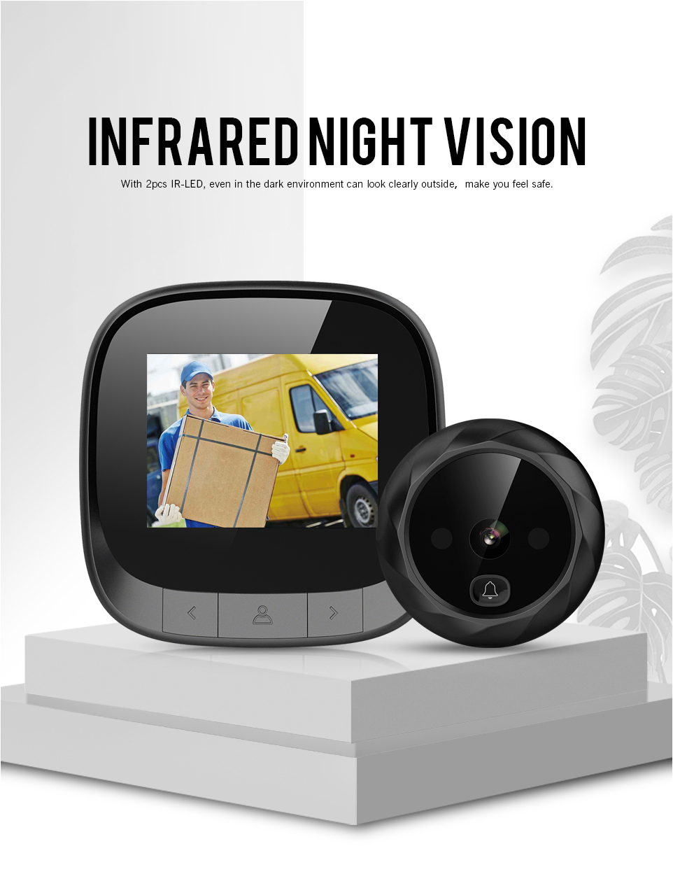 Bakeey-DD3-24quot-Smart-Doorbell-IR-Night-Vision-Door-Peephole-Camera-Photo-Recording-Digital-Displa-1758359-1