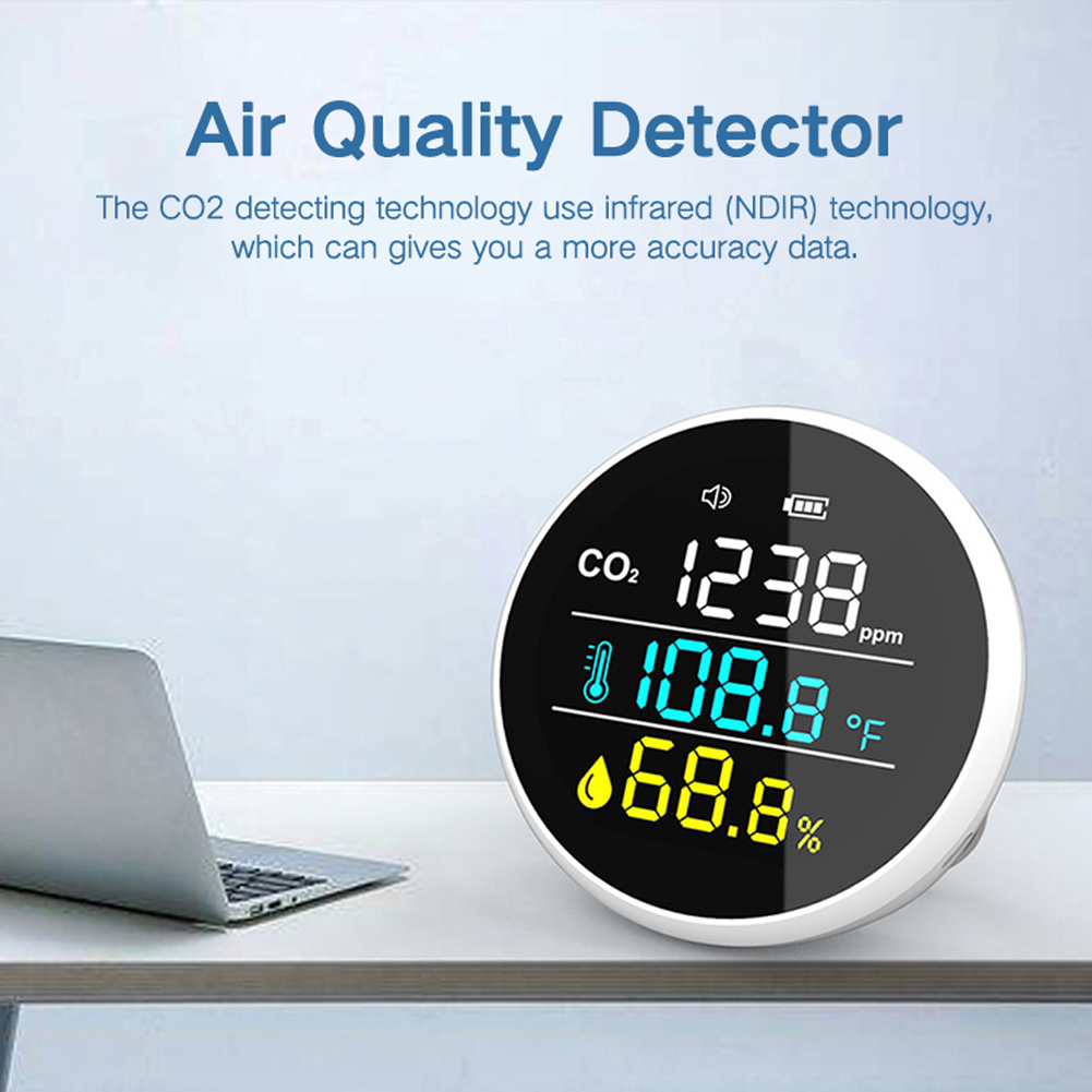 Bakeey-DM1305-CO2-Temperature-Humidity-Meter-Air-Quality-Monitor-Multifunctional-For-Home-1808181-2