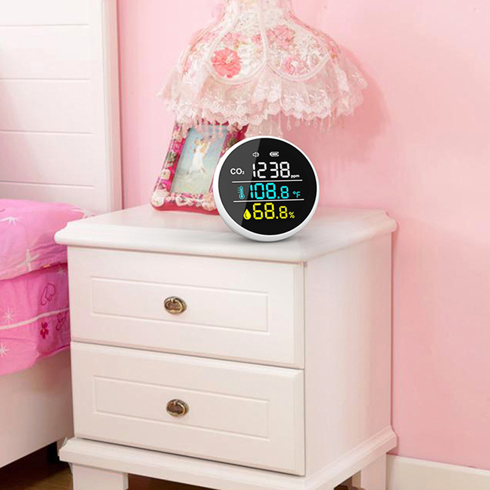 Bakeey-DM1305-CO2-Temperature-Humidity-Meter-Air-Quality-Monitor-Multifunctional-For-Home-1808181-5