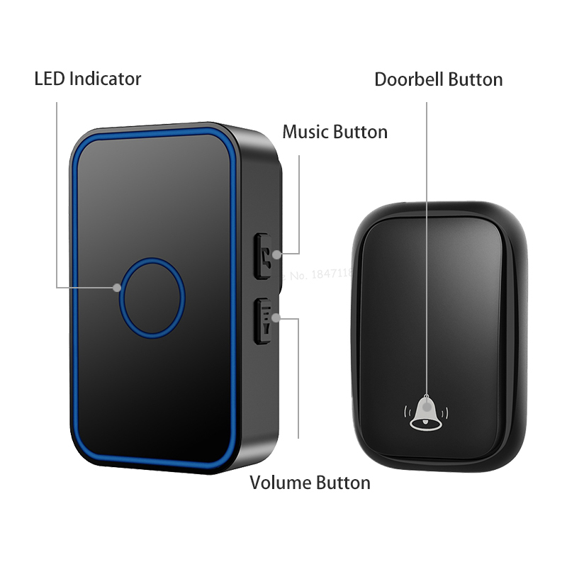 CACAZI-New-Self-powered-Waterproof-Wireless-Doorbell-No-Battery-Need-LED-Light-Indicated-Doorbell-15-1835151-7