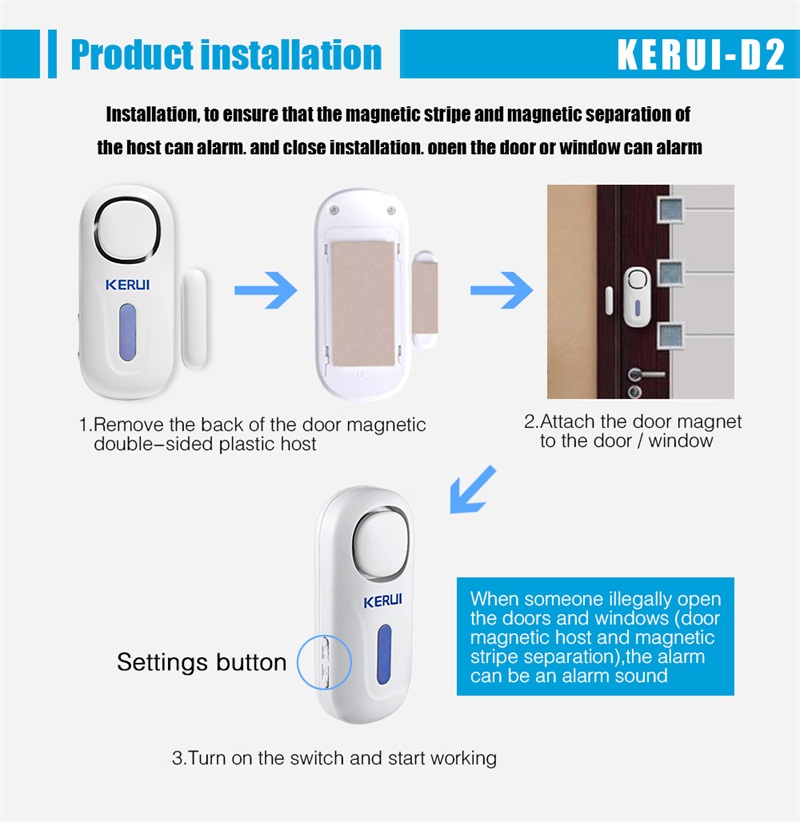 KERUI-120DB-Wireless-Door-Window-Entry-Security-Burglar-Sensor-Alarm-PIR-Magnetic-Smart-Home-Garage--1931167-10