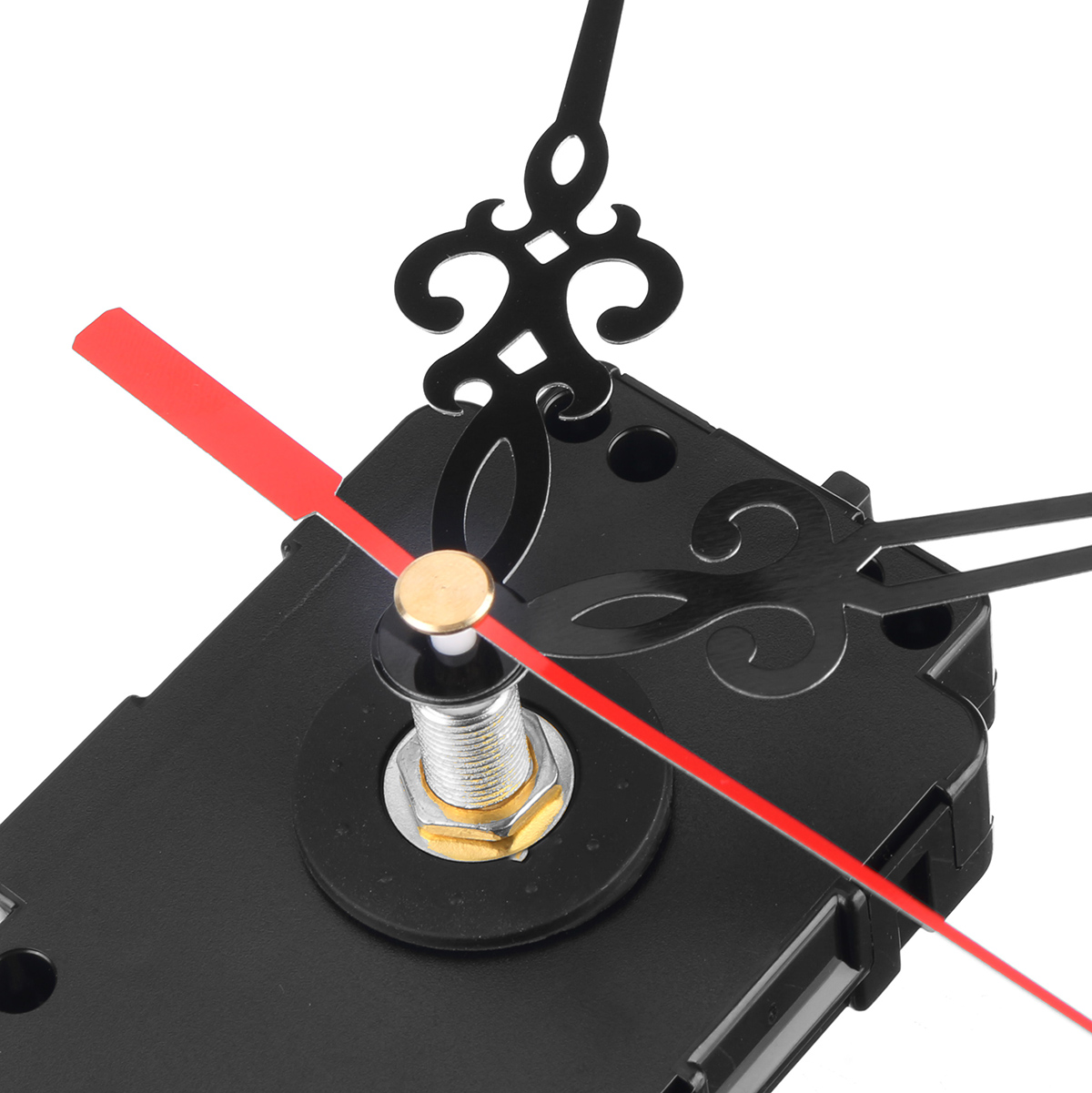Swing-DIY-Quartz-Clock-Jump-Pendulum-Movement-Mechanism-Kit-Red-Floral-Hand-1690716-11