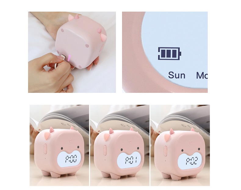 Timing-Cow-Shape-Alarm-Clock-Digital-Creative-Electronic-Clock-Childrens-Student-Voice-Report-Clock--1855871-12