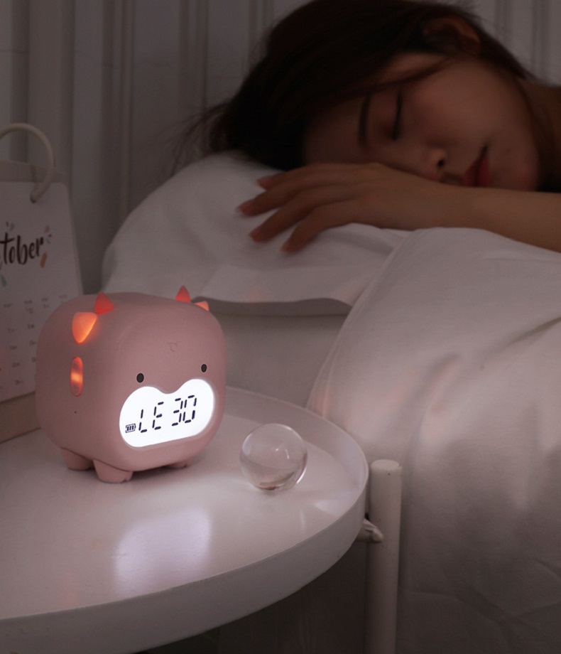 Timing-Cow-Shape-Alarm-Clock-Digital-Creative-Electronic-Clock-Childrens-Student-Voice-Report-Clock--1855871-5