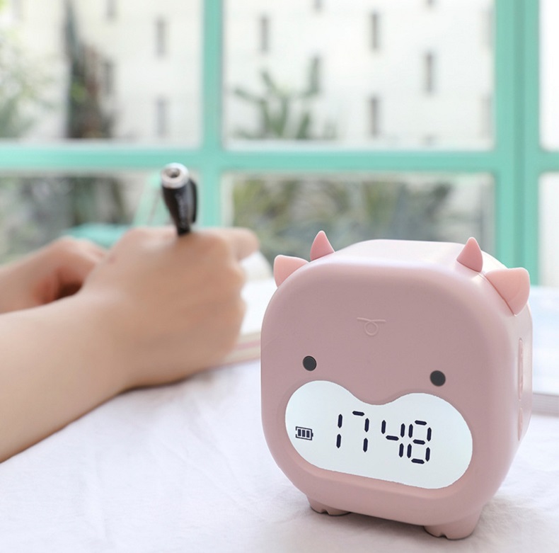 Timing-Cow-Shape-Alarm-Clock-Digital-Creative-Electronic-Clock-Childrens-Student-Voice-Report-Clock--1855871-7