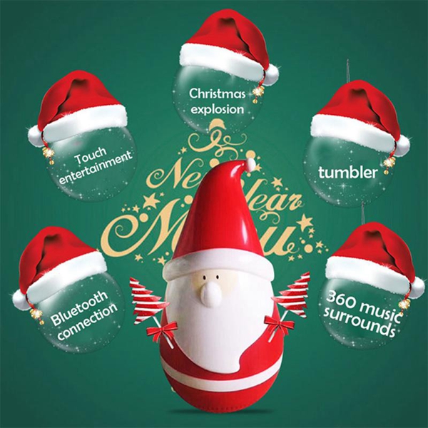Christmas-Gift-Mini-Santa-Claus-Tumbler-bluetooth-Wireless-Speaker-Touch-Sensor-for-Kid-1217246-2
