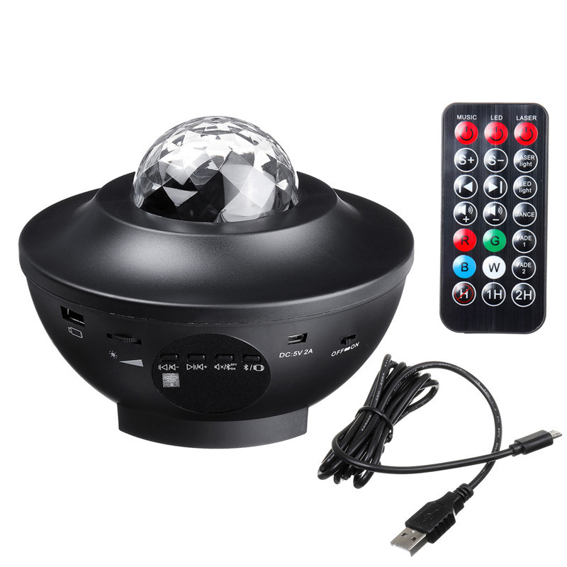 Multicolor-Rotating-LED-Projector-Lamp-Star-Night-Light-Music-bluetooth-with-Remote-Controller-1586587-2