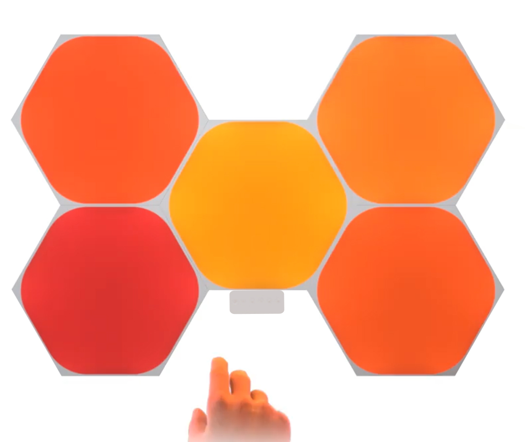Nanoleaf-Shapes-Hexagons-Wifi-Smart-LED-Light-Kit-DIY-Night-Lamp-Touch-Voice-APP-Control-16-Million--1723333-8