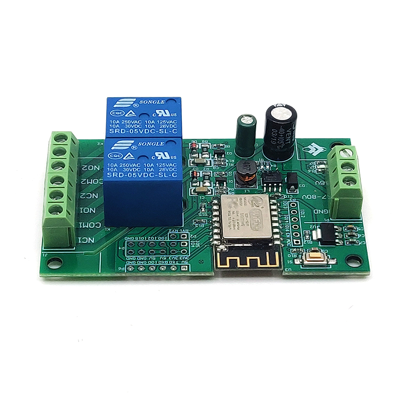 2Pcs-5V8-80V-Power-Supply-ESP8266-WIFI-Dual-Relay-Module-ESP-12F-Development-Board-Secondary-Develop-1807905-2